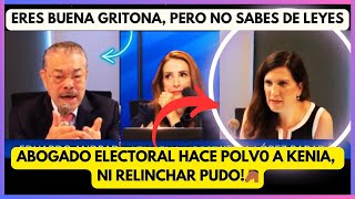 DEJAN LLORANDO A KENIA ABOGADO ELECTORAL LE DA TREMENDA PAL1ZA EN VIVO 4t amlo morena [upl. by Ardnasil]