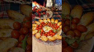 Bruschetta with Camembert ❄️ recipe Camembert snacks easyrecipe [upl. by Atnicaj]