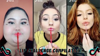 LIP CHALLENGE TIKTOK COMPILATION [upl. by Nairde]