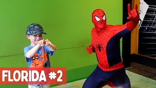 Archie Met SpiderMan At Universal 🕷  The Radford Family [upl. by Ydner]