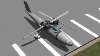 tech demo Synchropter in KSP helicopter [upl. by Yurik]