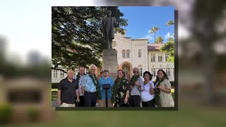 Plaque installed at McKinley High to correct misrepresentation of Hawaii’s history [upl. by Naujik]