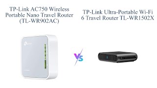 TPLink AC750 vs UltraPortable AX1500 Travel Router 🌐🔒📶 [upl. by Feriga488]