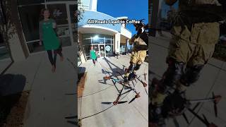 Flying To Coffee On Drone Vehicle for Humans SkySurfer Aircraft Ultralight Flying Hoverboard Machine [upl. by Ettevol88]