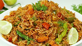 Tawa Pulao  Mumbai Street Style  Easy amp Quick Pulao Recipe  Indian Rice Recipe [upl. by Anahcra]