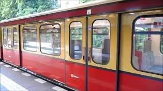 SBahn Berlin  Züge im SBahnhof Hohenzollerndamm HD [upl. by Rehpotsirc]