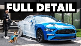 30 Hour Mustang Detail  Wash Polish amp Coating  ASMR [upl. by Farly]