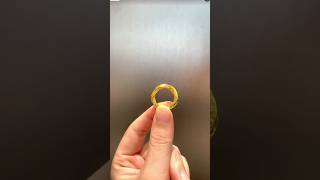 GoldSmith10g Floral Möbius Ring jewelry goldaccessories goldsmiths gold goldsmithtools [upl. by Ocir]