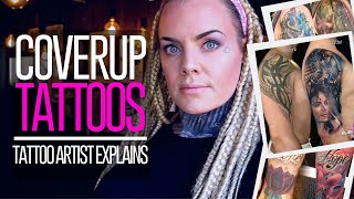 COVERUP TATTOOS⚡Everything you need to know about tattooing coverups [upl. by Eyllib]