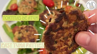 Como hacer tortitas hamburguesas de Atún con Patata  CROQUETAS DE ATUN CON PAPA [upl. by Adnarym]