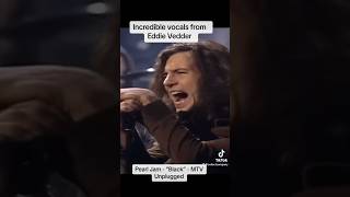 Absolute incredible vocal range from Eddie Vedder  Pearl Jam  Black  MTV Unplugged vinyl grunge [upl. by Coke]