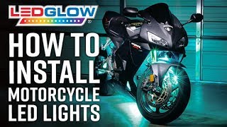 Installation  LEDGlow Motorcycle Lights [upl. by Bj998]