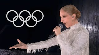 Céline Dion Paris Olympics 2024 Full Performance Hymne A LAmour  Édith Piaf [upl. by Edelsten]