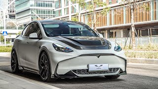 Yofer Tesla Model Y Body Kit [upl. by Lilahk]