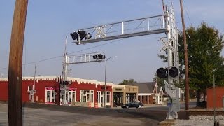 Market Street Railroad Crossing Athens AL Crossing Tour [upl. by Aneer854]