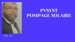 Video N°351 SYSTEME POMPAGE PVSYST [upl. by Fem]