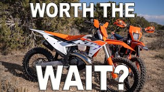 2023 KTM 300 XC First Impressions [upl. by Hgielime7]