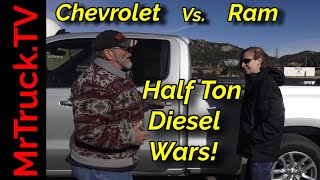 2020 Silverado 1500 Duramax diesel towing review with Kent and Kelsey [upl. by Gilba]