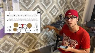 Yamaha DTX452K SIMPLE Drum Beat Application for drummers  app for beginner drummer  Drum Lessons [upl. by Oliva666]
