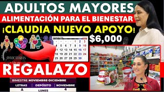 🚨🤑 OTRO REGALAZO MAS 🚨👉 Caludia NUEVO APOYO Adultos Mayores 65 y Mas 6000 A PARTE DEL PAGO [upl. by Ecnarwal]