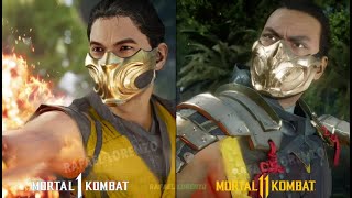 Mortal Kombat 1 ALL INTROS characters comparation in MK1  MK11 MKX MK9 MKA MKD MKDA [upl. by Bernardina294]