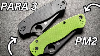 Spyderco Para 3 or Paramilitary 2  Which One Im Going With 💀 [upl. by Ogu]