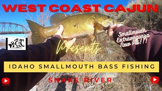 Smallmouth Bass Fishing Idaho Snake River [upl. by Ymij]