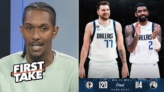 FIRST TAKE Irving and Doncic are scariest duo in West  Lou Williams on Mavericks beat Timberwolves [upl. by Rhiana]