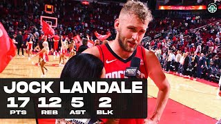 JOCK LANDALE SEASONHIGH DROPS 17PTS amp 12REB vs BULLS FULL HIGHLIGHTS [upl. by Nazario]