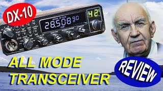 ALINCO DX10 AllMode Transceiver  Review [upl. by Reivaz]