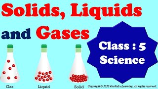 Solids Liquids and Gases  Class  5 SCIENCE  CBSENCERT Solutions  Three States of Matter [upl. by Amias358]