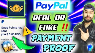 Swag Points App Real Or Fake  Swag Points App Payment Proof amp Review  Swag points App Withdrawal [upl. by Stefan]