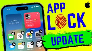 iPhone App Lock Update  Apps ko Face ID amp Touch ID Se Lock Kare Kaise [upl. by Crandale998]