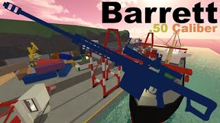 Barrett 50 Caliber  Comparison in 25 Different ROBLOX Games [upl. by Gabriell]