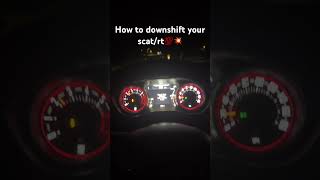 How to properly downshift your scatrt rev match mopar 392 burnout shorts youtubeshorts vira [upl. by Sharl406]