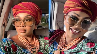 Mercy Aigbe Styles in Beautiful Traditional Outfit 🪙💛✨️ [upl. by Cannice]