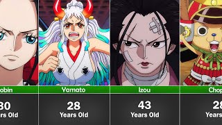 Which One Piece Characters Older Then They Look [upl. by Nahshon]