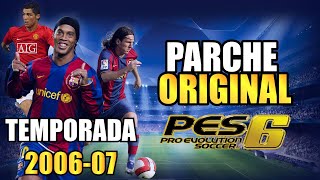 PARCHE PARA PES 6  PARCHE LICENCIAS ORIGINAL  TUTORIAL DE INSTALACION 100 EXPLICADO [upl. by Nodyarg]