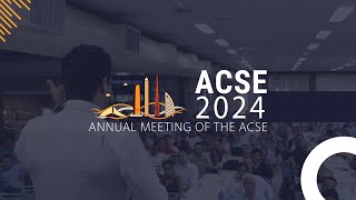 Highlights 02 10th ACSE Annual Meeting [upl. by Ichabod]