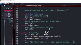Port scanner [upl. by Ayana]