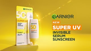 Garnier Super UV Invisible Serum Sunscreen 20 sec TVC Hinglish [upl. by Ellary]