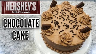 HERSHEYS CHOCOLATE CAKE RECIPE  The BEST Chocolate Cake Recipe  Easy Moist Chocolate Cake [upl. by Skell]