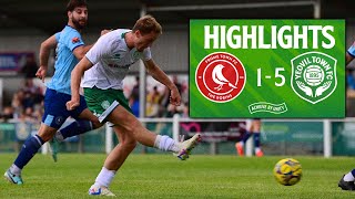 Highlights  Frome Town 15 Yeovil Town [upl. by Suirtemed139]