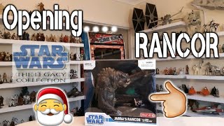 OPENING amp REVIEW  Star Wars Legacy Collection RANCOR  December 25th 2020 Christmas Day SPECIAL 🎅 [upl. by Koblas]