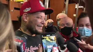 St Louis is my home Yadier Molina gives last interview as Cardinal [upl. by Jaime163]