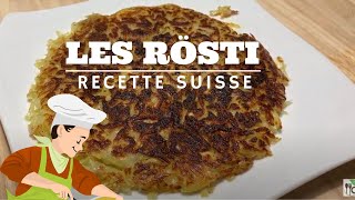 LA RECETTE DES RÖSTI SUISSE FACILE À RÉALISER  LACCOMPAGNEMENT IDÉAL AVEC LE POULET [upl. by Hajidahk]