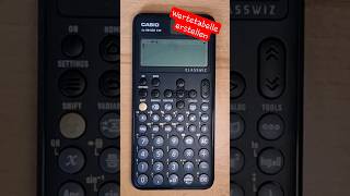 Wertetabelle erstellen Casio fx991DE CW Taschenrechner mathematics schule shorts [upl. by Aiclef324]