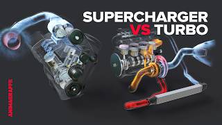 How Superchargers vs Turbos Work [upl. by Dawes]