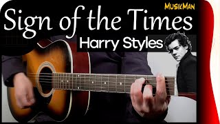 SIGN OF THE TIMES 🎹  Harry Styles  GUITAR Cover  MusikMan N°109 [upl. by Thisbee]