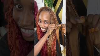 DIY Bohemian Knotless Braids Part 3 [upl. by Sum538]